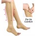 Zipper Compression Socks, Calf Knee High Open Toe Compression Stocking with Zipper Zipper Compression Socks, Calf Knee High Open Toe Compression Stocking with Zipper