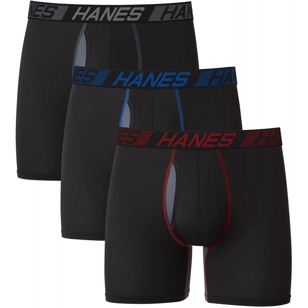 Compression Under Wear, Support Pouch Men's Boxer Briefs Pack, Anti-Chafing, Moisture-Wicking Underwear with Cooling Compression Under Wear, Support Pouch Men's Boxer Briefs Pack, Anti-Chafing, Moisture-Wicking Underwear with Cooling