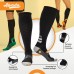 Medical Compression Socks, Unisex Compression Socks with Foot Massage Pad and Arch Support