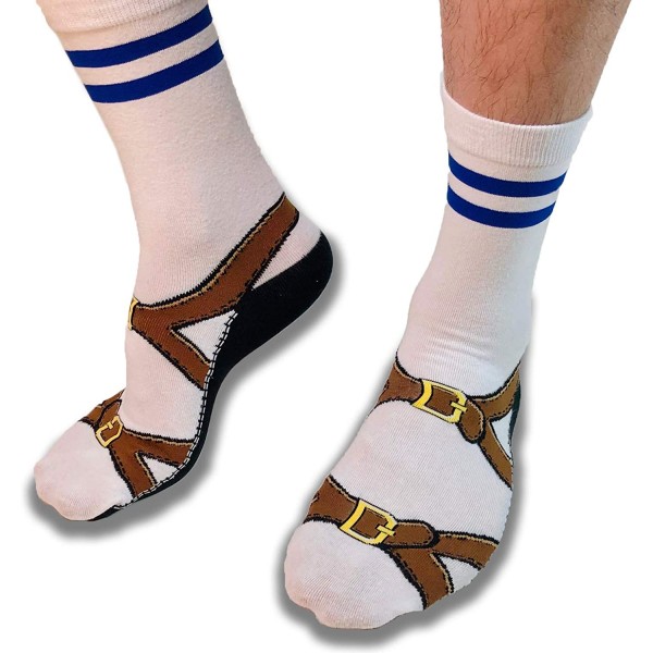 Socks and Sandals - Looks Like You are Wearing Sandals with Socks - Fashion Faux Pas or Pinnacle of Fashion? - Funny Silly Joke Unisex Socks Socks and Sandals - Looks Like You are Wearing Sandals with Socks - Fashion Faux Pas or Pinnacle of Fashion? - Funny Silly Joke Unisex Socks