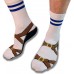 Socks and Sandals - Looks Like You are Wearing Sandals with Socks - Fashion Faux Pas or Pinnacle of Fashion? - Funny Silly Joke Unisex Socks Socks and Sandals - Looks Like You are Wearing Sandals with Socks - Fashion Faux Pas or Pinnacle of Fashion? - Funny Silly Joke Unisex Socks