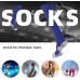 Soccer Compression Socks, Unisex Sport High Knee Calf Compression Athletic Socks