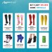 Best Compression Socks For Running, Unisex Cotton 15-20 mmHg Compression Sock