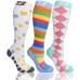 Plus size knee high wide calf 20-30 mmhg circulation breathable compression socks Plus size knee high wide calf 20-30 mmhg circulation breathable compression socks