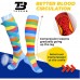 Plus size knee high wide calf 20-30 mmhg circulation breathable compression socks Plus size knee high wide calf 20-30 mmhg circulation breathable compression socks