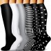 Compression Stockings For Nurses, Unisex Copper Compression Socks - Best Support for Nurses, Running, Hiking, Recovery & Flight Socks