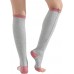 3 Pairs Zipper Compression Socks Women with Open Toe Toeless Support Stockings Easy on Knee High Socks 3 Pairs Zipper Compression Socks Women with Open Toe Toeless Support Stockings Easy on Knee High Socks