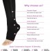 3 Pairs Zipper Compression Socks Women with Open Toe Toeless Support Stockings Easy on Knee High Socks 3 Pairs Zipper Compression Socks Women with Open Toe Toeless Support Stockings Easy on Knee High Socks