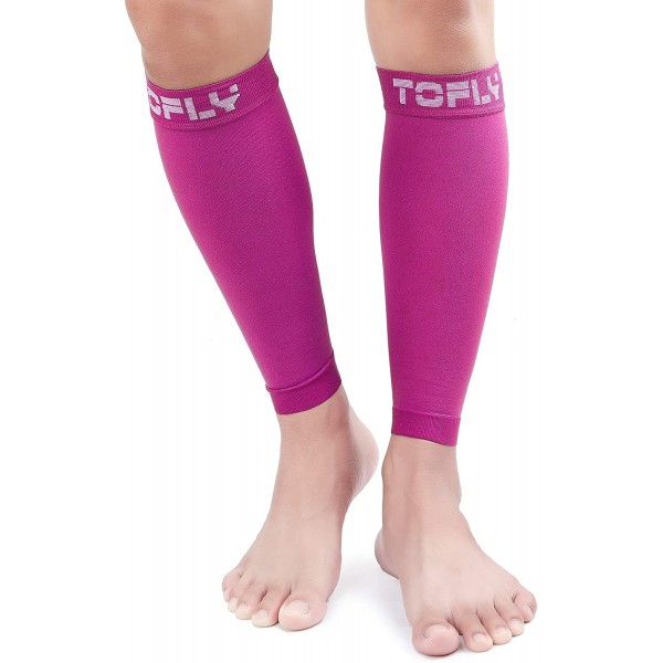 TOFLY® Calf Compression Sleeve for Men & Women, 1 Pair, Footless Compression Socks 20-30mmHg for Leg Support, Shin Splint, Pain Relief, Swelling, Varicose Veins, Maternity, Nursing, Travel, Rose M TOFLY® Calf Compression Sleeve for Men & Women, 1 Pair, Footless Compression Socks 20-30mmHg for Leg Support, Shin Splint, Pain Relief, Swelling, Varicose Veins, Maternity, Nursing, Travel, Rose M
