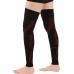 Mojo Compression Stockings For Women Circulation 20-30mmHg- Thigh-Hi Leg Sleeve With Grip Top Firm Graduated Support Black/Red XX-Large A609BR3 Mojo Compression Stockings For Women Circulation 20-30mmHg- Thigh-Hi Leg Sleeve With Grip Top Firm Graduated Support Black/Red XX-Large A609BR3