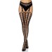 Leg Avenue womens Fishnet Stockings With Attached Garter Belt Leg Avenue womens Fishnet Stockings With Attached Garter Belt