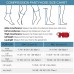         +MD 15-20mmHg Women's Open Toe Compression Pantyhose Stirrup Medical Quality Compressive Stocking Blacks/M       