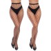         Charmnight Womens High Waist Tights Fishnet Stockings Thigh High Pantyhose       