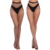         Charmnight Womens High Waist Tights Fishnet Stockings Thigh High Pantyhose       