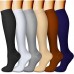         CHARMKING Compression Socks for Women & Men (6 Pairs) 15-20 mmHg is Best for Athletics, Running, Flight Travel, Support       