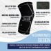 SB SOX Compression Knee Brace - Great Support That Stays in Place - Perfect for Recovery, Everyday Use - Best Treatment for Pain Relief, Meniscus Tear, Arthritis (Solid - Black, X-Large) SB SOX Compression Knee Brace - Great Support That Stays in Place - Perfect for Recovery, Everyday Use - Best Treatment for Pain Relief, Meniscus Tear, Arthritis (Solid - Black, X-Large)