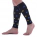 Doc Miller Calf Compression Sleeve Men Women- 20-30mmHg - Medical Grade Leg Compression Sleeve for Relief from Shin Splints, Varicose Vein & Calf Muscles Recovery - 1 Pair Large Black Blue Yellow Polka Dots Doc Miller Calf Compression Sleeve Men Women- 20-30mmHg - Medical Grade Leg Compression Sleeve for Relief from Shin Splints, Varicose Vein & Calf Muscles Recovery - 1 Pair Large Black Blue Yellow Polka Dots