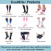 Doc Miller Calf Compression Sleeve Men Women- 20-30mmHg - Medical Grade Leg Compression Sleeve for Relief from Shin Splints, Varicose Vein & Calf Muscles Recovery - 1 Pair Large Black Blue Yellow Polka Dots Doc Miller Calf Compression Sleeve Men Women- 20-30mmHg - Medical Grade Leg Compression Sleeve for Relief from Shin Splints, Varicose Vein & Calf Muscles Recovery - 1 Pair Large Black Blue Yellow Polka Dots