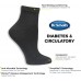 Dr. Scholl's Women's 4 Pack Diabetic and Circulatory Non Binding Ankle Socks, White, Shoe Size: 8-12 Dr. Scholl's Women's 4 Pack Diabetic and Circulatory Non Binding Ankle Socks, White, Shoe Size: 8-12