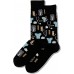 Hot Sox mens Occupation Novelty Fashion Casual Crew Socks Hot Sox mens Occupation Novelty Fashion Casual Crew Socks