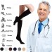         Compression Socks for Women and Men Circulation (3 Pairs) - Best for Medical,Nursing,Running,Travel Knee High Socks       