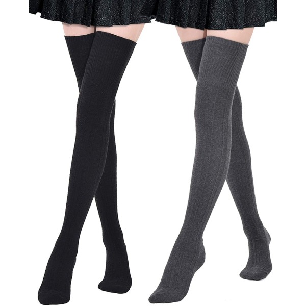Kayhoma Extra Long Cotton Thigh High Socks Over the Knee High Boot Stockings Cotton Leg Warmers Kayhoma Extra Long Cotton Thigh High Socks Over the Knee High Boot Stockings Cotton Leg Warmers
