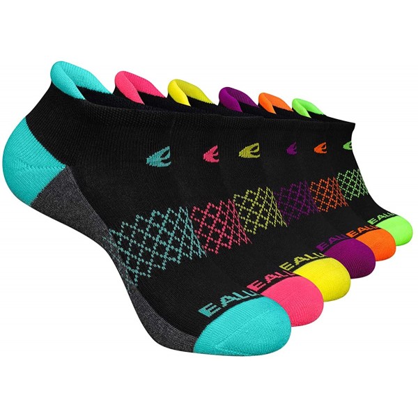 Eallco Womens Ankle Socks 6 Pairs Running Athletic Cushioned Sole Socks With Tab Eallco Womens Ankle Socks 6 Pairs Running Athletic Cushioned Sole Socks With Tab