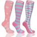        3 PCS Plus size compression socks ​knee high wide calf 20-30 mmhg 2xl 3xl 4xl 5xl circulation breathable for nurse varices       