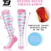         3 PCS Plus size compression socks ​knee high wide calf 20-30 mmhg 2xl 3xl 4xl 5xl circulation breathable for nurse varices       