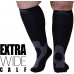 Best Compression Socks For Varicose Veins, Unisex 20-30 mmHg Extra + Wide Plus Size  Compression Socks