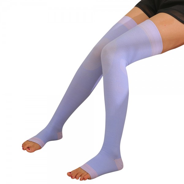 Footless Compression Stockings Varicose Veins Stockings Toeless Compression Socks
